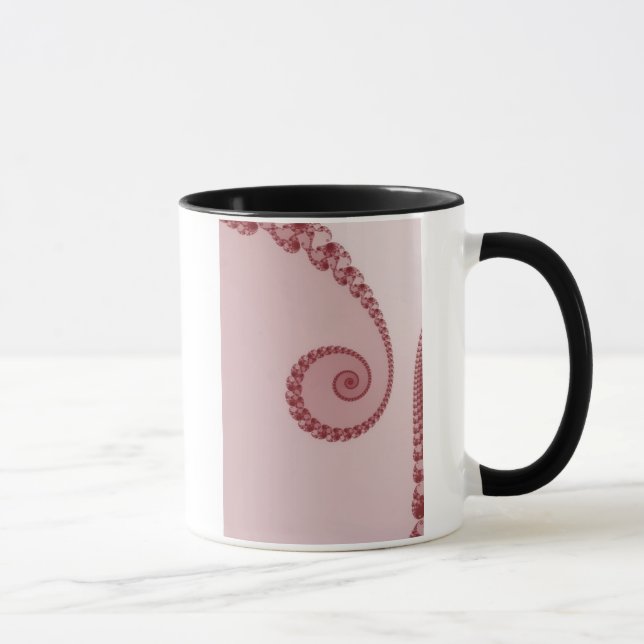 Plommon Enkel Spiral Mugg (Höger)