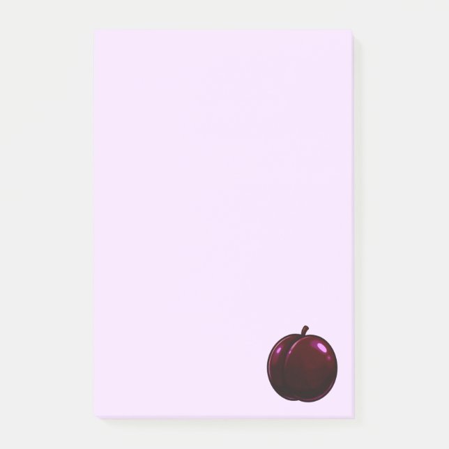 Plommon - Fruktsamling -  Post-it Block (Framsida)