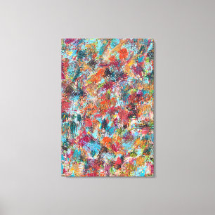 Plommon galen 24 x 36 lindad canvas