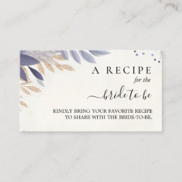 Plommon höst sommar Lavendel Salvia Bröllopsdusch Tilläggskort