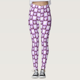 Plommon Mauve Celestiala Hjärtan Alla Hjärtans Dag Leggings