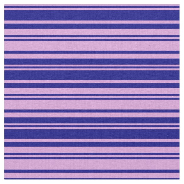 Plommon och blå Färgad stripe Mönster Tyg (Närbild)