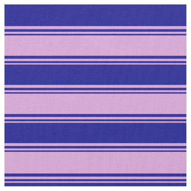 Plommon och Mörk blått lutning/stripe Mönster Tyg (Närbild)