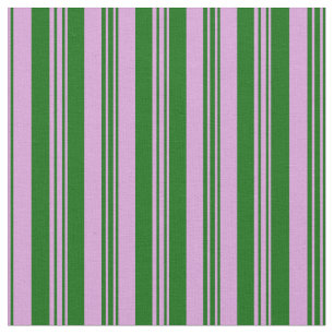 Plommon och Mörk grönt lutning/stripe Mönster Tyg