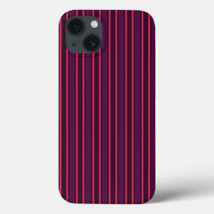 Plommon och rödkandy rand Fodral-Mate iphone case