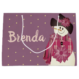 Plommon och Rosa Snögubbe