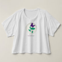Plommonblomning i Talk Bubble Shirt