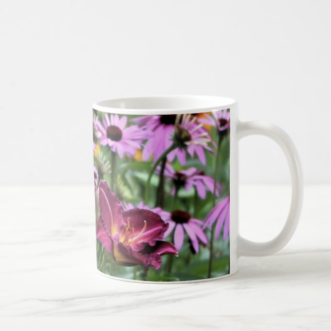 PlommonDaylilies & Echinacea Kaffemugg (Höger)