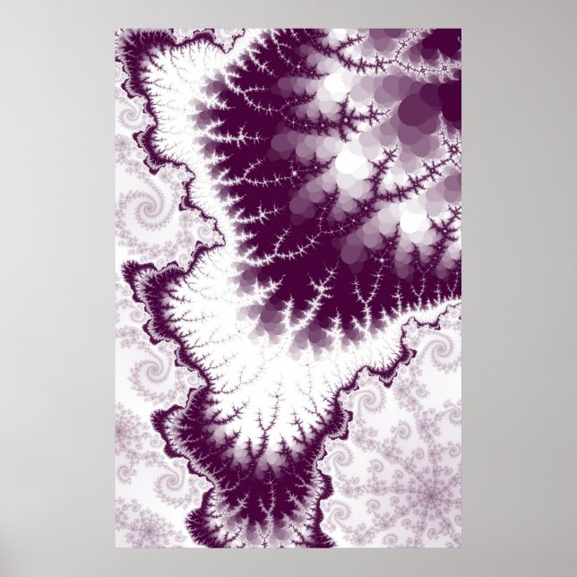 Plommonfjädrad stjärnposter poster (Framsidan)