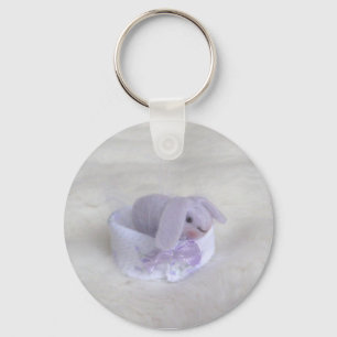 Plommonkanin Keychain Nyckelring