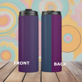 Plommonljus - Elegant Plum Blue Gradient Tumbler
