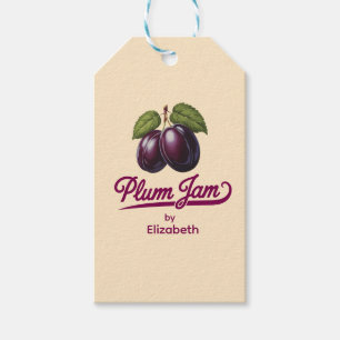 Plommonmarmelad Presentetikett