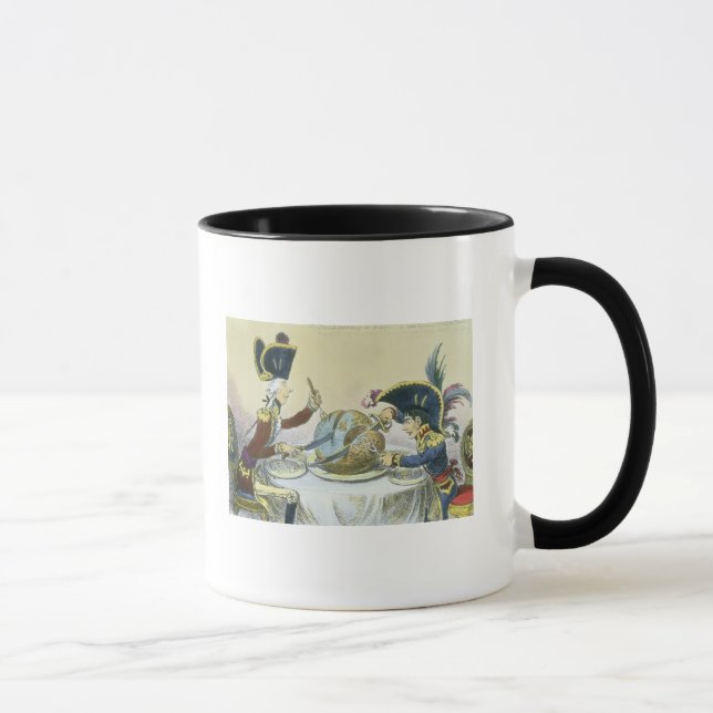 Plommonpuddingen i fara, 1805 mugg (Höger)