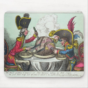 Plommonpuddingen i fara, 1805 musmatta