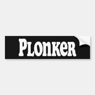 Plonker Bildekal
