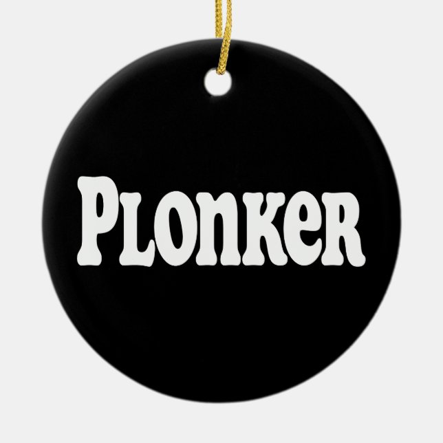 Plonker Julgransprydnad Keramik (Framsidan)