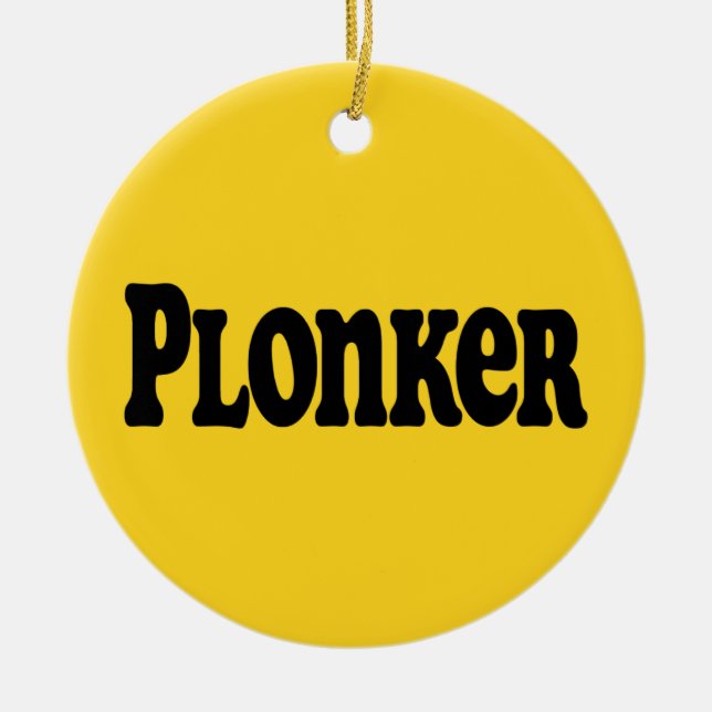 Plonker Julgransprydnad Keramik (Framsidan)