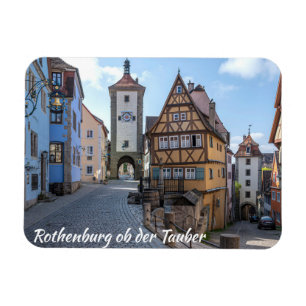 Plönlein i Rothenburg ob der Tauber, Tyskland Magnet