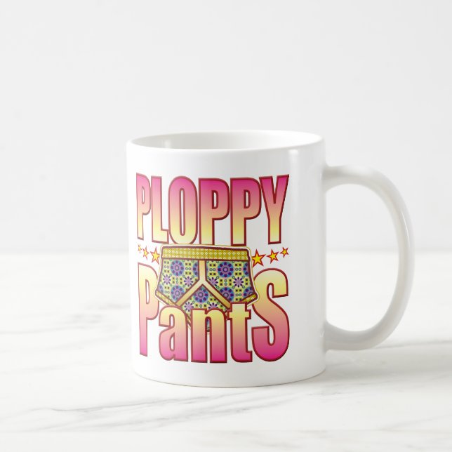 Ploppy blommig byxor kaffemugg (Höger)