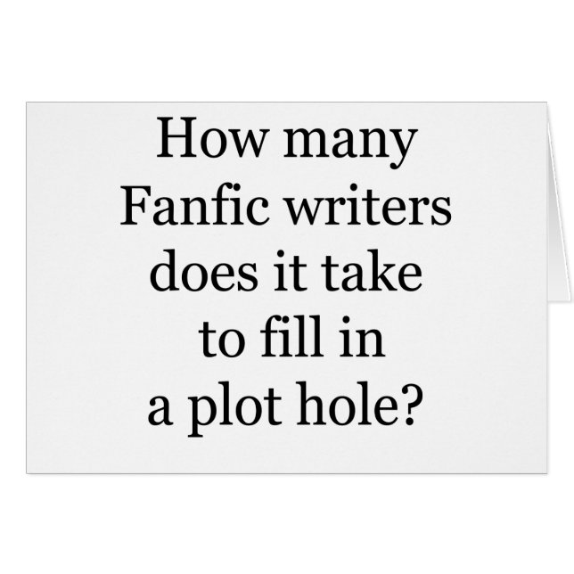 Plot Hål Hälsningskort (Framsidan Horizontal)