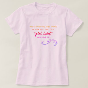 Plot Twist Humous Bok Klubb T Shirt