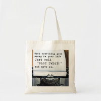 "Plot Twist" Tote Bag