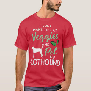 Plothound Funny Vegan Hund älskare Owner Julafton T Shirt