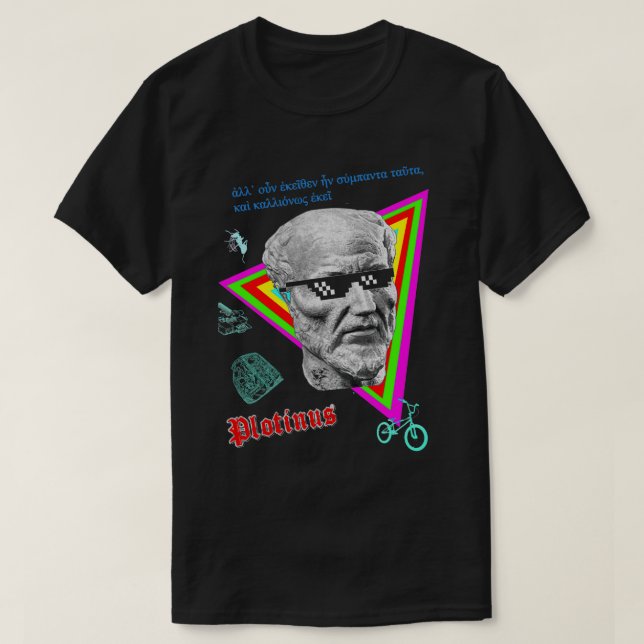 Plotinus och formulären t shirt (Design framsida)