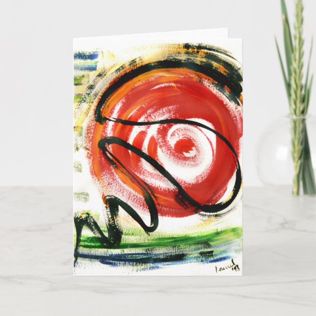 Plotkins Entropy Abstrakt Science Greeting Card Kort (Framsida)