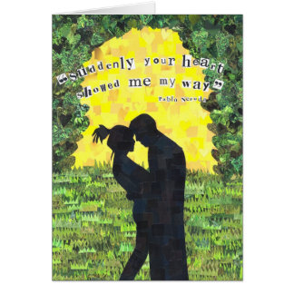 plötsligt hälsningskort