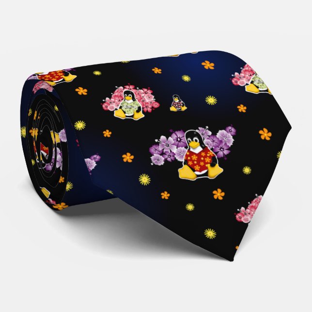 Plötsligt Tie för pingvin 2 Slips (Rullad)