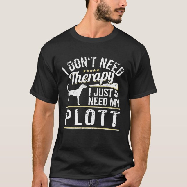 Plott Hound 1 T Shirt (Framsida)