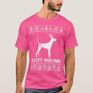 Plott Hound Hund jul Reindeer Ugly jul T Shirt