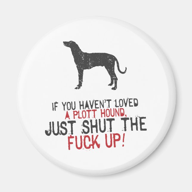 Plott Hound Magnet (Framsidan)