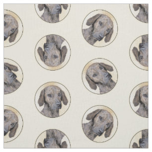 Plott Hound Painting Brindle Cute Original Hund Ar Tyg