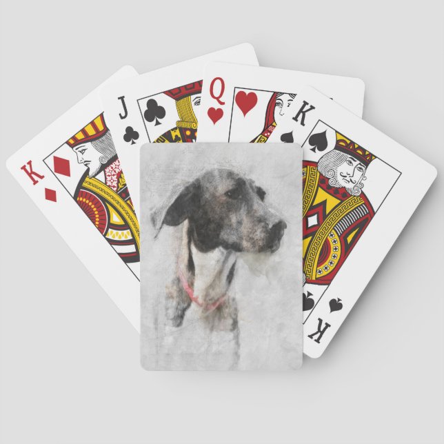 Plott Hound-uppspelningskort Casinokort (Baksidan)