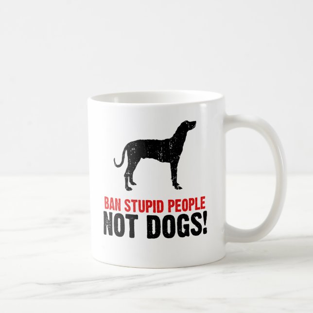 Plott hund kaffemugg (Höger)