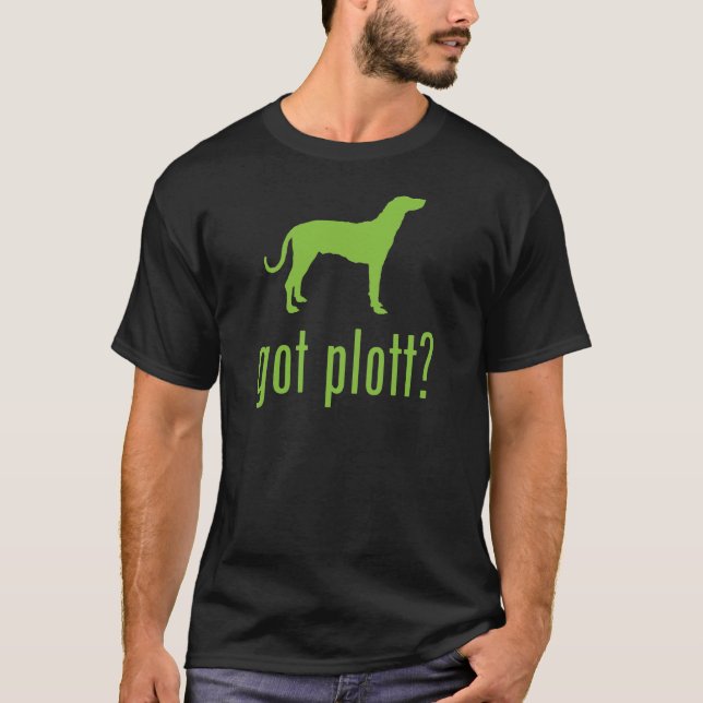 Plott hund t-shirt (Framsida)