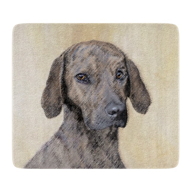 Plott-målning - Cute Original Hund Art (Framsidan)