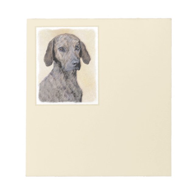 Plott-målning - Cute Original Hund Art Anteckningsblock (Framsida)