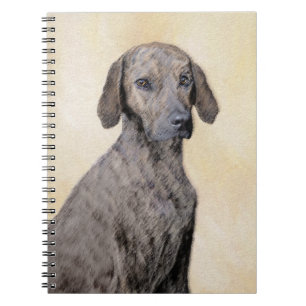 Plott-målning - Cute Original Hund Art Anteckningsbok