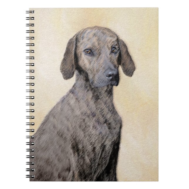 Plott-målning - Cute Original Hund Art Anteckningsbok (Framsidan)