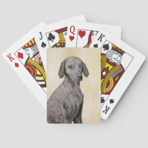 Plott-målning - Cute Original Hund Art Casinokort