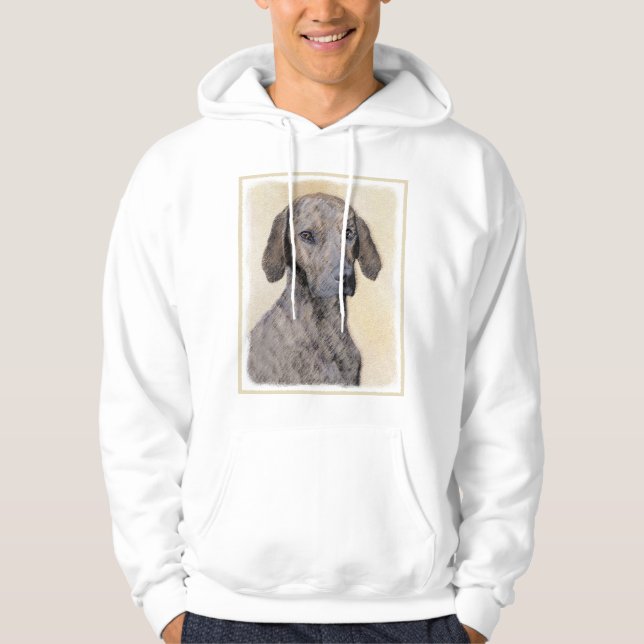 Plott-målning - Cute Original Hund Art Hoodie (Framsida)