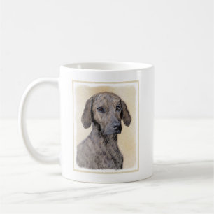 Plott-målning - Cute Original Hund Art Kaffemugg