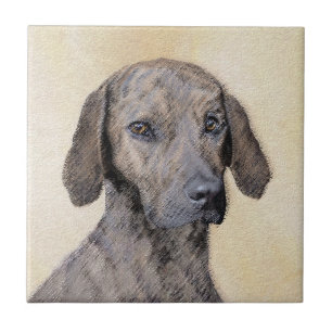 Plott-målning - Cute Original Hund Art Kakelplatta
