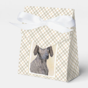 Plott-målning - Cute Original Hund Art Presentaskar