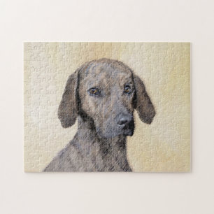 Plott-målning - Cute Original Hund Art Pussel