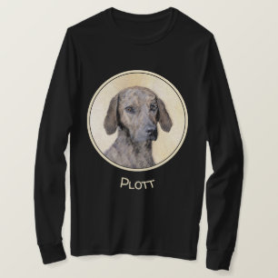 Plott-målning - Cute Original Hund Art T Shirt