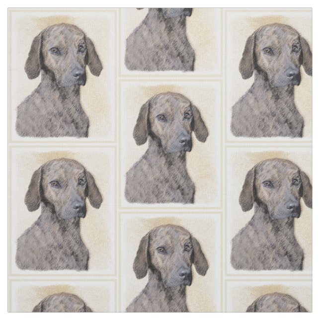 Plott-målning - Cute Original Hund Art Tyg (Provkarta)